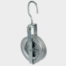 510130 LKD 140 Кабельный ролик Ø 140/63x86, ролик из алюминия, стальной подвес с крюком 2/6 кН VETTER