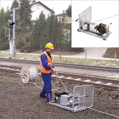 233300 SPW 10B Кабельная кабестановая лебедка SPW 10 до 10,0 kN, 2 скорости 1-10,0 kN,15 м/мin. 2-5 kN, 30 м/мin. VETTER